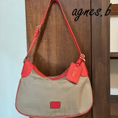 アニエスベー　agnes ｂ.　VOYAGE　ナイロンレザー　ワンショルダーバック　肩掛け