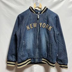 純正品/ 95 MLB ニューヨークヤンキース デニム スタジャン