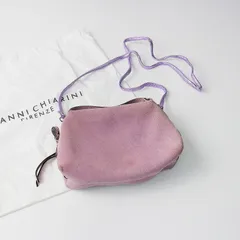 【値下げ】イタリア製 ジャンニキアリーニ GIANNI CHIARINI スエード ショルダーバッグ /パープル系 ハンドバッグ シャイニー【2400014310375】のサムネイル