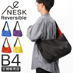 ネスク ショルダーバッグ リバーシブル メンズ レディース 斜めがけ 大きめ 大容量 A4 B4 NESK NS-007
