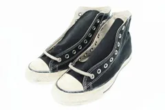 コンバース CONVERSE ×Back To The Future バック トゥ ザ フューチャー All Star US MT Hi Black USED加工 オールスター ハイカット スニーカー 27.5 ブラック ▲■250319