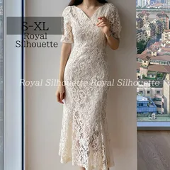 ドレス ナイトドレス キャバドレス ホワイト 白 レース調 ワンピース ロング丈 大きいサイズ S M L XL LL パーティー お呼ばれ 食事会 可愛い レディース 結婚式 セクシー デート 韓国ファッション