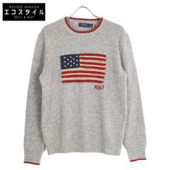 POLO RALPH LAUREN ポロ ラルフローレン 美品 星条旗 クルーネック M