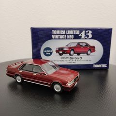 トミカ リミテッド ヴィンテージ ネオ 1/43 LV-N43-16a セドリック グランツーリスモ SV（赤） 1990年式 トミーテック
