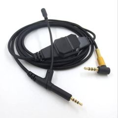 交換 bose 700ヘッドフォンケーブル交換2.5mmから3.5mmステレオオーディオジャックコードインラインマイク＆ボリュームコントロールリモートケーブル、Bose QC25、QC35 II、QC