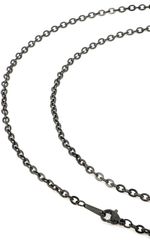 【新着】[Napist] ネックレス チェーン メンズ 316L サージカルステンレス 金属アレルギー対応 チタンコーティング NPN302 ブラック 光沢 つや消し