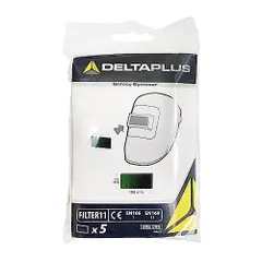 CASOUD3用遮光プレート デルタプラスDELTAPLUS FILTER11 CASOUD3用遮光フィルター 遮光度#11 溶接による強い光を遮光し目を保護するフィルター 108x51mm 厚さ3mm 5枚セット
