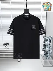 【今日WTO】Louis Vuitton/LV ルイヴィトン 25SS 刺繍ロゴ T シャツ-FP70