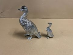 オブジェ　カモ　大小セット　再販品