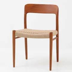 Niels Moller Model 75 チーク ペーパーコード張替え後未使用 J.L.Moller Model No.75 Chair Teak / J.L.モラー ニールス・O