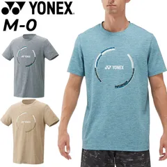 ヨネックス YONEX 半袖 ユニドライTシャツ（フィットスタイル） メンズ レディース バドミントン テニス ソフトテニス ユニセックス スポーツウェア ウェア クルーネック プリントT トップス 灰色 ベージュ系 ブルー系 男女兼用 服 ブランド