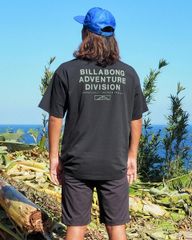 2025春夏 新品【BILLABONG/ビラボン】 ADIV LOGO 2.0 Tシャツ【WIDE FIT】 BLK メンズ BF01A219