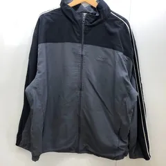 90's vintage reebok リーボック 90年代 万国旗タグ ナイロンジャケット トラックジャケット ヴィンテージ ライトアウター オーバーサイズ ビッグサイズ カンボジア製 XLサイズ ブラック グレー