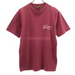 インディアンモトサイクル バックプリント 半袖 Tシャツ ボルドー系 INDIAN MOTORCYCLE メンズ 古着 【240402】 メール便可
