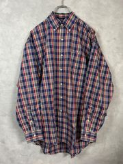 90s "Ralph Lauren" button-down check shirt "BLAIRE "