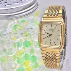 新品電池】 SEIKO セイコー メンズ 腕時計 ゴールド オクタゴン - メルカリ