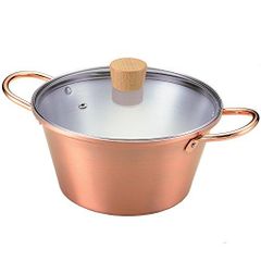 未使用 copper ware あかがね 銅製シリーズ 銅鍋 両手 片手☆K66