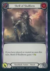 【中古】Flesh and Blood EVR117[C]：(Rainbow Foil)Shrill of Skullform (2)