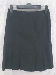 ◇ CLEAR IMPRESSION クリアインプレッション 膝丈 プリーツ スカート 2 ブラック * 1002799896153 【中古】 【1002799896153】のサムネイル