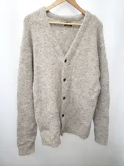 ◇ ⊇ BACK NUMBER バックナンバー 長袖 ニット カーディガン サイズL グレージュ系 レディース E  【1506180000728】