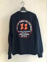 ViSE RED TAiL/バイス レッドテイル 2025SS「V22 Heavy Weight Crew Neck Sweat/V22 12.0oz ヘビーウェイト クルーネック スウェット トレーナー【Ｌ】【ブラック】新品