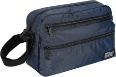 GRANVEL ショルダーバッグ メンズ 軽量 撥水 斜め掛け 防水 肩掛けバッグ 男女兼用 大容量(ネイビー)