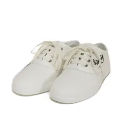 HERMES エルメス イノサン 35.5 ロゴ エンボス 刺繍 パッチ アップリケ マルチカラー キャンバス ロートップ 4ホール ローカット 23cm 美品 ワッペン コットン ホワイト スニーカー 241180Z