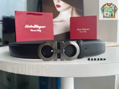 【今日特価】Ferragamo Classic Upgrade 3.5cm ダブル面本革ベルト-1