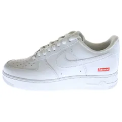 NIKE (ナイキ) ×SUPREME AIR FORCE 1 LOW シュプリーム エアフォース1 ローカットスニーカー ホワイト US8.5/26.5cm CU9225-100