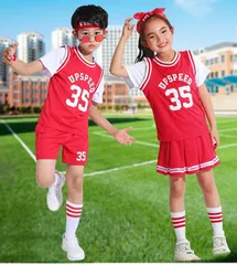 キッズ チアガール 衣装 子供 チアダンス 子供用 こども ガールズ 余興 コス チア ユニフォーム ハロウィン 仮装 ユニフォーム 女の子 男の