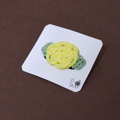 亀結びのバレッタ