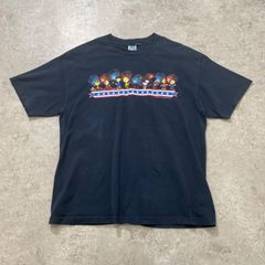 00s.スヌーピー ピーナッツ Tシャツ ネイビー XL【ST220】
