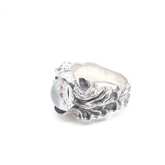 Schattenblume シャッテンブルーメ リング SILVER 958 シルバー レジン ガラス 契約の瞳 リングL A5040806