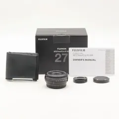 富士フイルム XF27mm F2.8 R WR パンケーキ 単焦点 防塵防滴 耐低温 絞りリング Xマウント【中古】