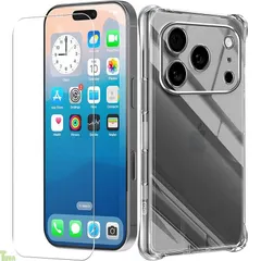 Tziciz 対応 iPhone 17 Pro Max ガラスフィルム + ケース 日本旭硝子製 iphone17pro max フィルム 強化ガラス レンズフィルム 硬度9H 飛散防止 高透過率 アイフォン17 プロ マックス カバー 柔軟 TPU