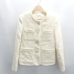 ◇ ⊇ BADDIARY 長袖 ジャケット サイズL オフホワイト レディース E  【1503060032411】