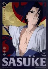 [중고] 클리어 포스터 A3 클리어 포스터 우치하 사스케 [이치 반 쿠지 NARUTO-나루토- 질풍전 닌노 유] G상