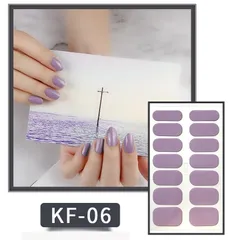 KF006 ネイルシール 貼るだけ ジェルネイル 3D時短簡単お手軽 セルフネイル マニキュア 張るだけ ウエディング 手用 夏デコシール 柄花フラワー蝶バラ星ボタニカル かわいい シンプル ブライダル シルバー ゴールド ホワイト グラデーション 単色★4