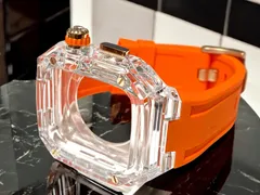 アップルウォッチ ラバーベルト カバー　クリア ケース 40mm 41mm 44mm 45mm  SE スポーツ メンズ レディース　4スクリュー Apple Watch バンド レディース　メンズ　スポーツ11