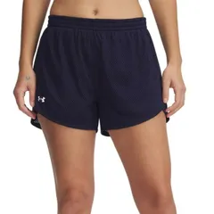 【送料無料】 アンダーアーマー レディース ハーフパンツ・ショーツ ボトムス Women's Under Armour Tech Play Up Mesh Shorts Midnight Navy