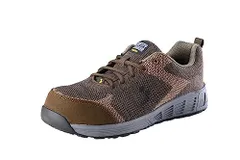 カーキ_28.0 cm 3E [セーフティジョガー] ワークシューズ 安全靴 作業靴 JSAA規格 ISO規格 リサイクル 耐滑 静電 ECONILA カーキ