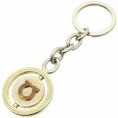 サルヴァトーレ フェラガモ キーホルダー ガンチーニ キーフォブ ゴールド金具 Salvatore Ferragamo キーリング キーフック キーチャーム チャーム キー 鍵 ブランド小物 【中古】