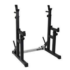 ボディテック(Bodytech) バーベルスタンド ベンチプレスラック スクワットラック 耐荷重280kg BTS02CM021 グレー/ブラック