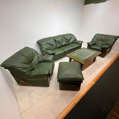 FORMITALIA （パオロ•グッチ）Paolo GUCCI ソファ3＋1＋1＋オットマン+センターテーブルセット