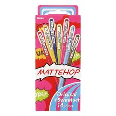 ぺんてる　MATTEHOP マットホップ　14本  K110-V14ST※