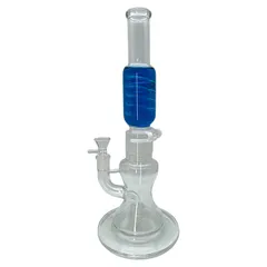 ☆送料無料☆ 特大 アイス ガラスボング 高性能 高さ約35cm 水パイプ GALAXY Glass ICE Bong - ギャラクシー ガラスボング