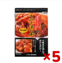つけもと キムチ漬の素 100g 5袋 下漬不要 キムチ鍋 担々麺のサムネイル