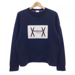 モンクレール ガムブルー ロゴ腕章 トレーナー M 濃紺