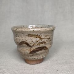 ☆作家もの器☆小泊良☆カップ大☆グリーン☆やちむん沖縄☆カフェオレ