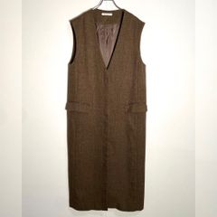 美品】ユナイテッドアローズ バイカラー ティアード ベスト ニットジレ